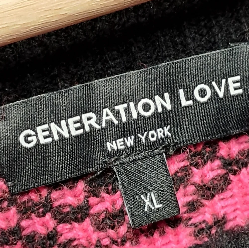 Generation Love Colorado Heart Wool Blend Sweater Size XL - Picture 4 of 5